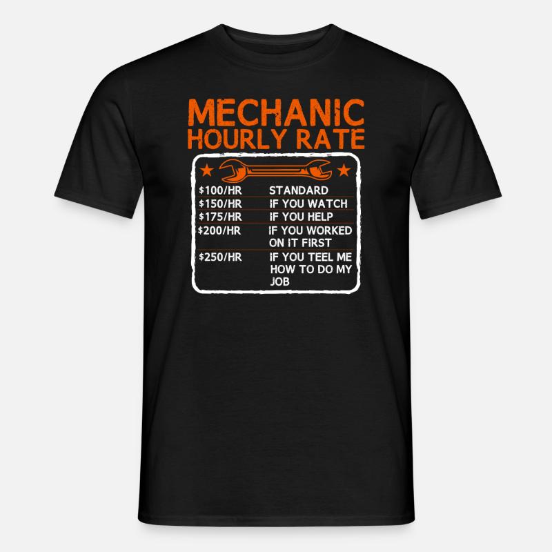 Mechanic Strike Industrial Engineer - Men's T-Shirt - black