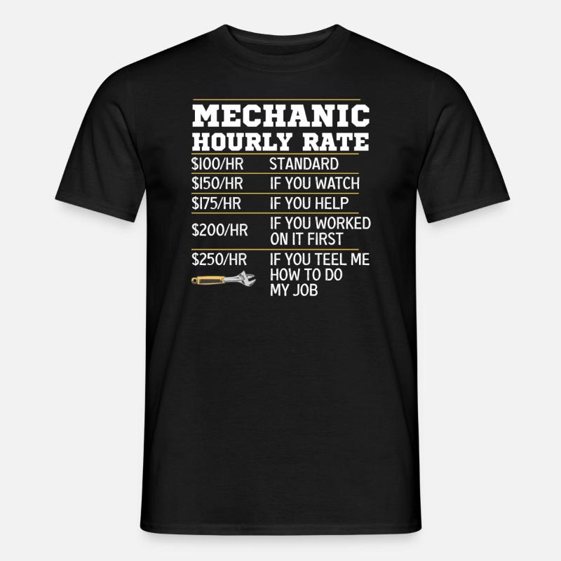 Mechanical Ignition - Work Engineer - Men's T-Shirt - black