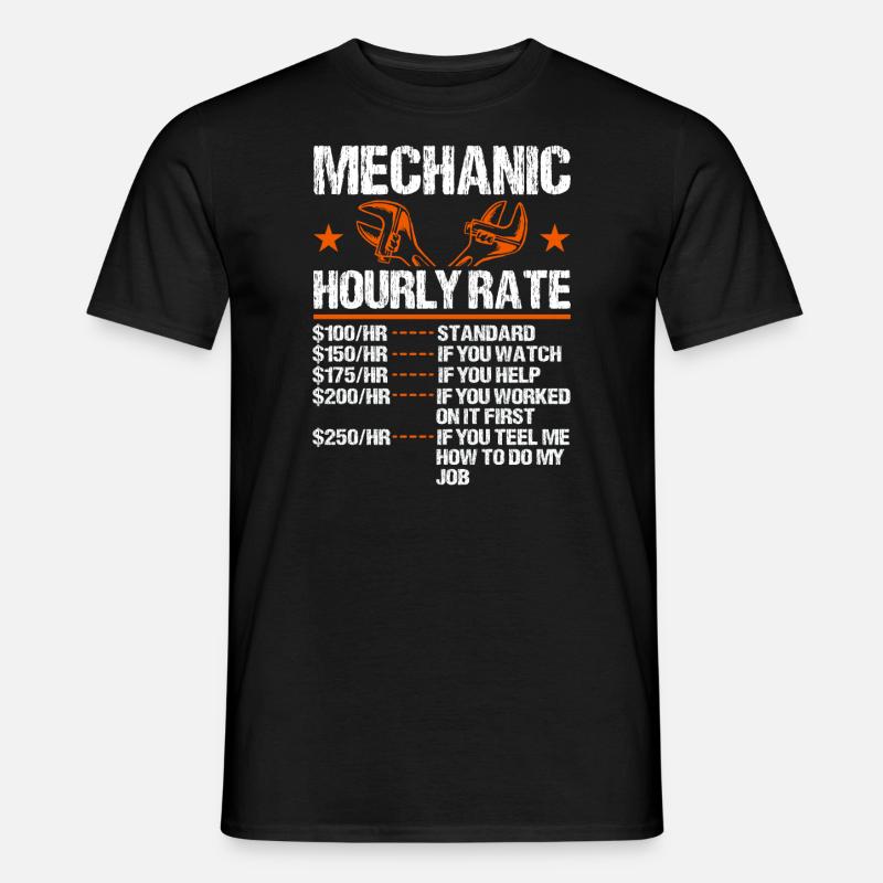 Mechanical Ignition - Work Engineer - Men's T-Shirt - black