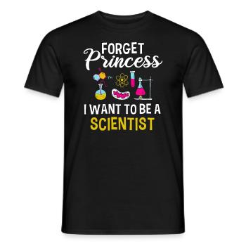 Oubliez princesse je veux un - T-shirt homme - noir - Devant - AI Model Male 178 light (178cm)