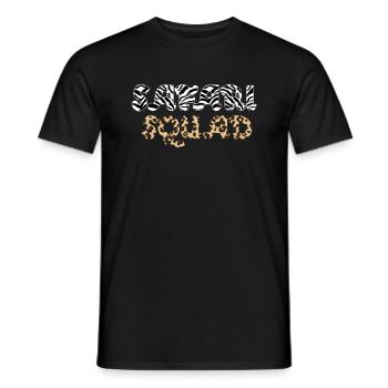 Safari Squad African Family Holiday Summer Trip - Men's T-Shirt - black - Front - AI Model Male 178 light (178cm)