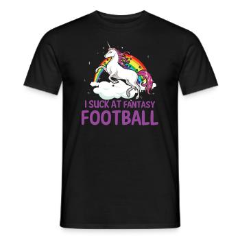 Ich Lutsche Am Fantasy Football -Verlierer - Männer T-Shirt - Schwarz - Vorne - AI Model Male 178 light (178cm)