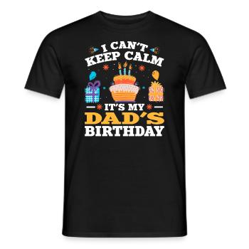 I can't stay calm, it's the - Men's T-Shirt - black - Front - AI Model Male 178 light (178cm)
