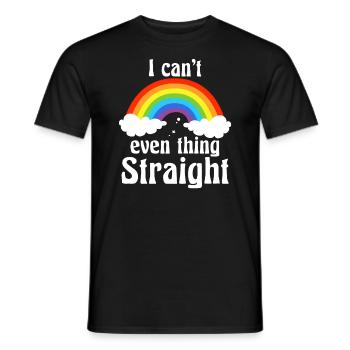 I can't even think - Men's T-Shirt - black - Front - AI Model Male 178 light (178cm)