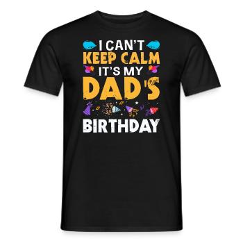 I can't stay calm, it's the - Men's T-Shirt - black - Front - AI Model Male 178 light (178cm)
