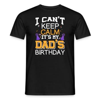 I can't stay calm, it's the - Men's T-Shirt - black - Front - AI Model Male 178 light (178cm)