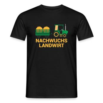 Nachwuchs Landwirt Bauer Dorfkind Traktor Junge - Männer T-Shirt - Schwarz - Vorne - AI Model Male 178 light (178cm)