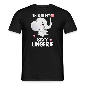 Lustig, Sexy, Pervers, Das Ist Mein Sexy - Männer T-Shirt - Schwarz - Vorne - AI Model Male 178 light (178cm)