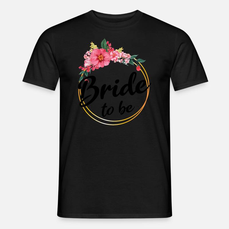 Brud att vara bröllopsbrud JGA - T-shirt herr - svart