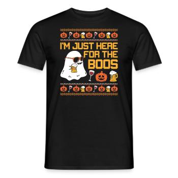 Skull Horror Halloween Gift - Men's T-Shirt - black - Front - AI Model Male 178 light (178cm)