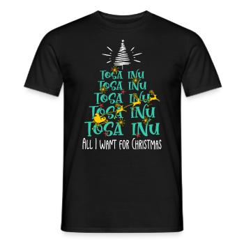 Tosa Inu Hund Weihnachten Hunderasse - Männer T-Shirt - Schwarz - Vorne - AI Model Male 178 light (178cm)