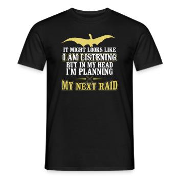It may look like I'm - Men's T-Shirt - black - Front - AI Model Male 178 light (178cm)