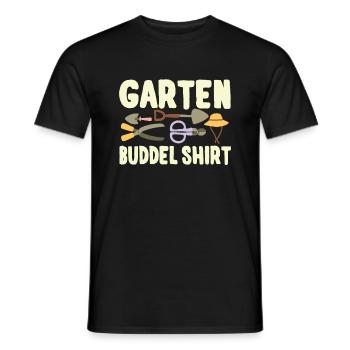 Garden Buddel Shirt Gardening Gardening - Men's T-Shirt - black - Front - AI Model Male 178 light (178cm)