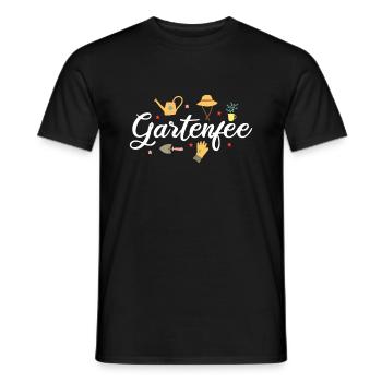 Gartenfee Gartenarbeit Gärtnern Hobbygärtner - Männer T-Shirt - Schwarz - Vorne - AI Model Male 178 light (178cm)