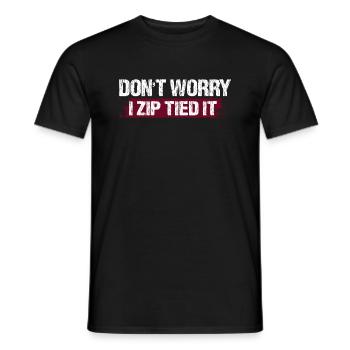 Atelier de mécanique automobile, ne vous inquiétez pas, j’ai - T-shirt homme - noir - Devant - AI Model Male 178 light (178cm)