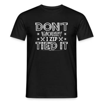 Don't worry, I bound it, it - Men's T-Shirt - black - Front - AI Model Male 178 light (178cm)