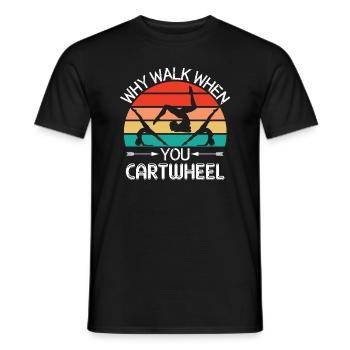 Gymnastique Pourquoi y aller si vous êtes la fille de - T-shirt homme - noir - Devant - AI Model Male 178 light (178cm)