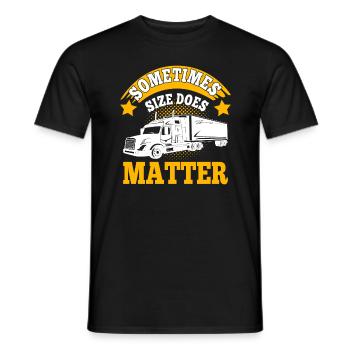 Le camionneur peut faire face à Big Things Truck Driver Gift - T-shirt homme - noir - Devant - AI Model Male 178 light (178cm)