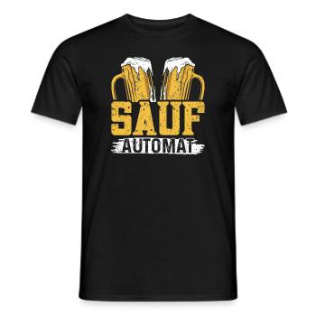 Drinking - Sauf automat - Männer T-Shirt - Schwarz - Vorne - AI Model Male 178 light (178cm)