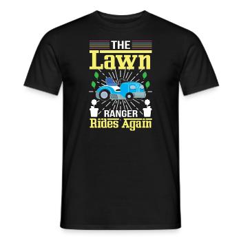 Le garde forestier conduit à nouveau le gardien - T-shirt homme - noir - Devant - AI Model Male 178 light (178cm)