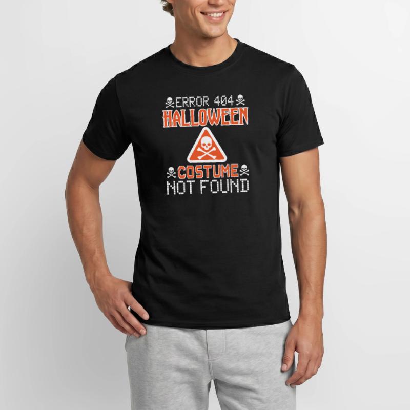 Error 404 Costume Not Found Halloween Coding Men’s T-shirt