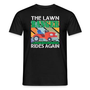 Le garde forestier monte à nouveau gardien au - T-shirt homme - noir - Devant - AI Model Male 178 light (178cm)