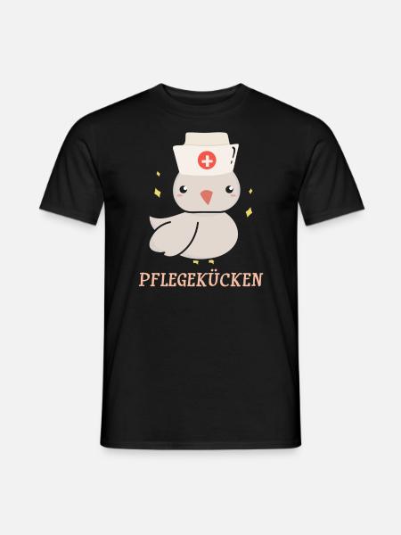 Pflegerin Krankenschwester Pflegerin Pflegekücken - Männer T-Shirt - Schwarz