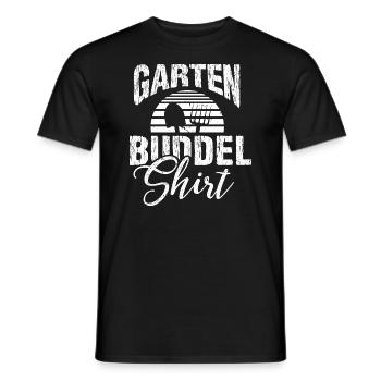 Garden Buddel Shirt Gardener Gardener - Men's T-Shirt - black - Front - AI Model Male 178 light (178cm)