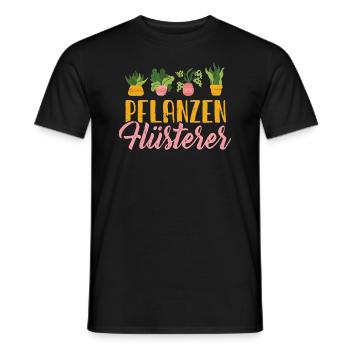 Pflanzenflüsterer Garten Gärtnerin Outfit - Männer T-Shirt - Schwarz - Vorne - AI Model Male 178 light (178cm)