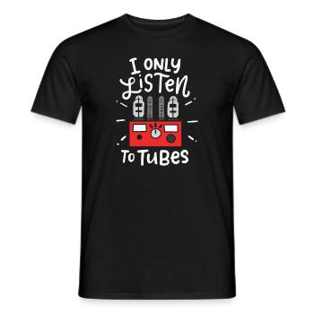 Analog Vakuum Tube Retro 80er 90er Motto-Party - Männer T-Shirt - Schwarz - Vorne - AI Model Male 178 light (178cm)