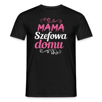 Polnischer Spruch Mama Geschenk Polska Szejowa - Männer T-Shirt - Schwarz - Vorne - AI Model Male 178 light (178cm)
