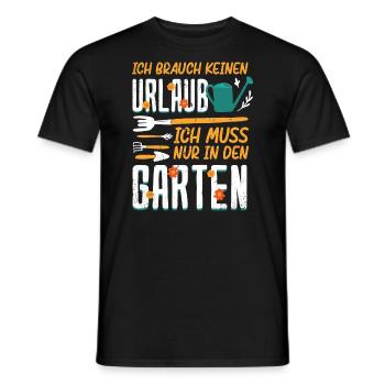 Garten Hobbygärtner Gärtner Gärtnerin Gartenarbeit - Männer T-Shirt - Schwarz - Vorne - AI Model Male 178 light (178cm)