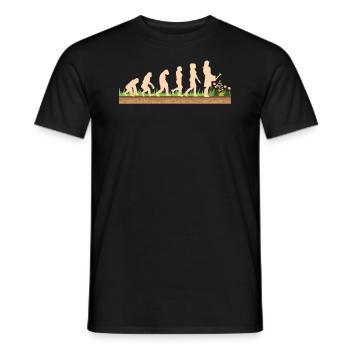 Garden Hobby Gardener Gardener Gardener Gardening - Men's T-Shirt - black - Front - AI Model Male 178 light (178cm)