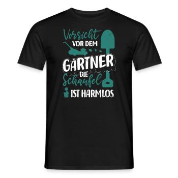 Retro Gärtner Garten Gärtner Hobbygärtner - Männer T-Shirt - Schwarz - Vorne - AI Model Male 178 light (178cm)