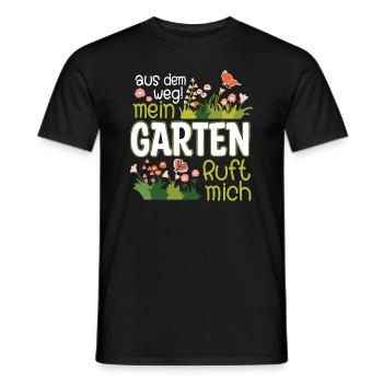 Retro Gärtner Garten Gärtner Hobbygärtner - Männer T-Shirt - Schwarz - Vorne - AI Model Male 178 light (178cm)