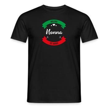 Beste Nonna Italienische Oma Spruch Italien - Männer T-Shirt - Schwarz - Vorne - AI Model Male 178 light (178cm)