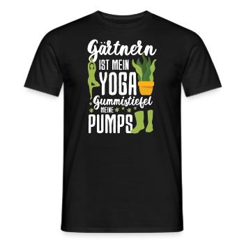 Garten Hobbygärtner Gärtner Gärtnerin Gartenarbeit - Männer T-Shirt - Schwarz - Vorne - AI Model Male 178 light (178cm)