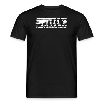 Drôles de guitaristes Guitariste Guitare Design - T-shirt homme - noir - Devant - AI Model Male 178 light (178cm)