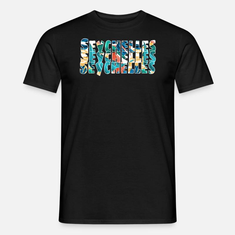 Seychelles - Männer T-Shirt - Schwarz