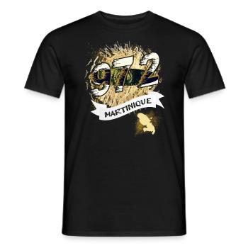 schöne Idee eines originellen Geschenks aus Martinique - Männer T-Shirt - Schwarz - Vorne - AI Model Male 178 light (178cm)