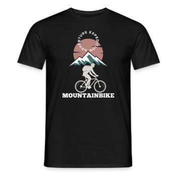 VTT Descente - T-shirt homme - noir - Devant - AI Model Male 178 light (178cm)