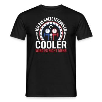 Air Conditioning Technician Tool Mechatronics Technician for - Men's T-Shirt - black - Front - AI Model Male 178 light (178cm)