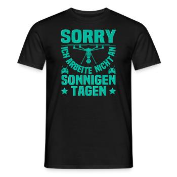 Drone Racing Pilot Drohnenfliegen für Drohnenpilot - Männer T-Shirt - Schwarz - Vorne - AI Model Male 178 light (178cm)