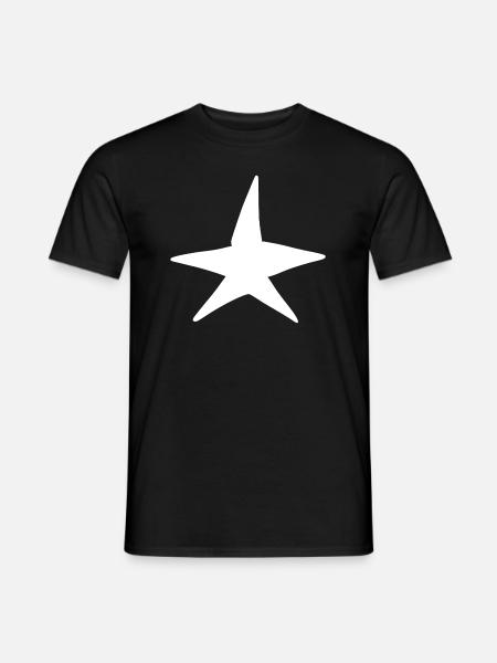 Star Symbol Shape Night - Men's T-Shirt - black