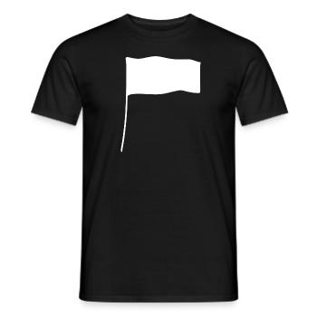 Flag Shape Icon - Men's T-Shirt - black - Front - AI Model Male 178 light (178cm)