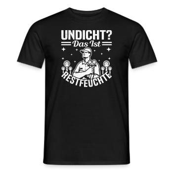 Mécatronicien mécanicien d’installations pour la technique du froid - T-shirt homme - noir - Devant - AI Model Male 178 light (178cm)