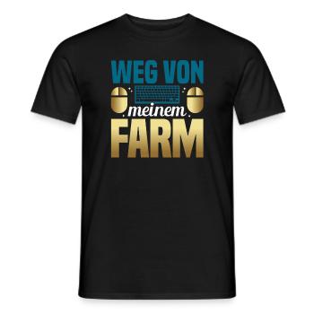 PC Gaming Tastatur Headset PC Gamer Videogamer - Männer T-Shirt - Schwarz - Vorne - AI Model Male 178 light (178cm)