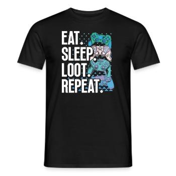 Gaming Stuff Video Game Gamer Gaming Video Games - Men's T-Shirt - black - Front - AI Model Male 178 light (178cm)