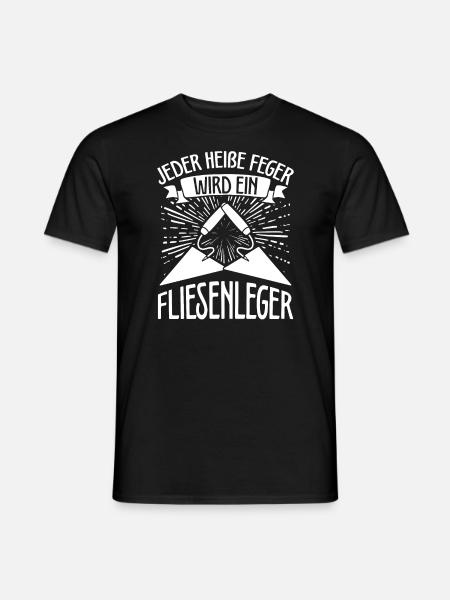 Journeyman tiler trowel Slab layer - Men's T-Shirt - black