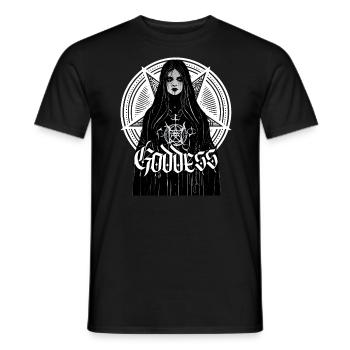 Princess of Hell - Men's T-Shirt - black - Front - AI Model Male 178 light (178cm)